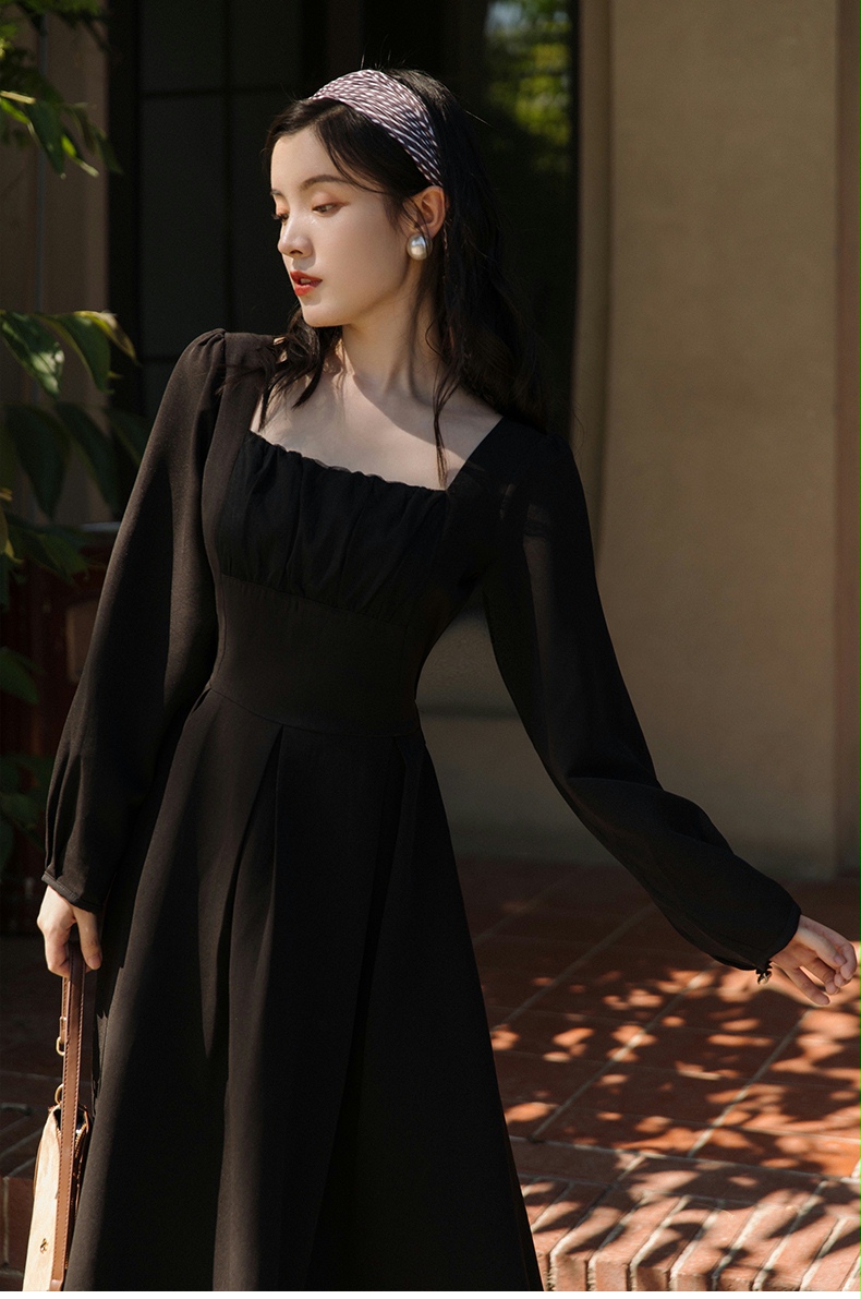 Vestido elegante de manga larg - Modern Korean Lifestyle reseña y precio